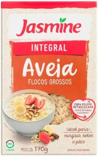 Jasmine Aveia Flocos Grossos Integral 170g - imagem 1