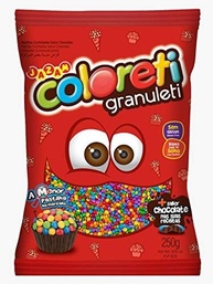 Confeito Chocolate Coloreti Granuleti 250g - Jazam - imagem 3