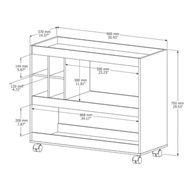 Aparador Bar Luxo JB4050 Pérola - Design Sofisticado e Alta Durabilidade - imagem 4