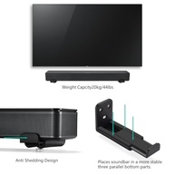 Suporte Universal de Parede para Soundbar: Sony, JBL, LG, Samsung e Mais - Organize seu Espaço! - imagem 3