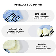 Meias de Futebol Antiderrapantes Jcolour - imagem 2