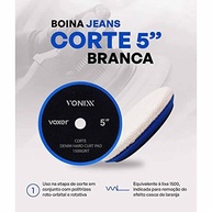 Boina Jeans Voxer Branca Corte 5" 1500grit Vonixx: Polimento Profundo e Rápido - imagem 3