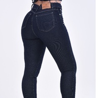 Jeans Cintura Alta com Lycra: Seu Novo Look! - imagem 1