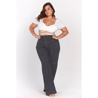 Jeans Cintura Alta Planet Girls: Seu Novo Look! - imagem 1
