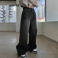 Jeans Feminino Lavado Lovito: Estilo e Conforto - imagem 1