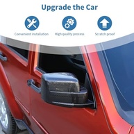 Capa Espelho Lateral Fibra de Carbono para Dodge Nitro e Jeep Liberty (2007-2012) - Kit 2 Peças - imagem 5