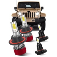Kit Lâmpadas LED Farol Jeep Wrangler 2010-2022 H13/5202 6000K 32000LM - Brilho Intenso e Segurança - imagem 2