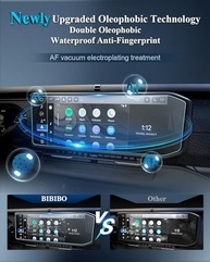 Protetor de Tela Fosco Antirreflexo BIBIBO para Jeep Wrangler 2024-2026 12.3" - Anti-Impressões Digitais e Anti-Risco - imagem 3
