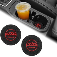 Kit 2 Porta-Copos de Silicone 4x4 para Jeep Wrangler JL JK JLU & Gladiator JT - Acessórios Internos Antiderrapantes - imagem 1