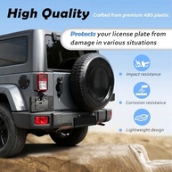 Suporte de Placa Traseira com Luz para Jeep Wrangler JK/JKU 2007-2017 - Proteção e Visibilidade - imagem 5