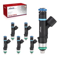 Kit 6 Injetores de Combustível 4 Furos para Jeep Commander, Grand Cherokee, Liberty e Dodge Durango, Dakota, Nitro, Ram 1500 3.7L - imagem 1