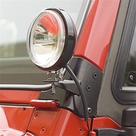 Rugged Ridge Kit Suporte Luz Jeep Wrangler TJ 97-06: Iluminação Robusta e Segura - imagem 4