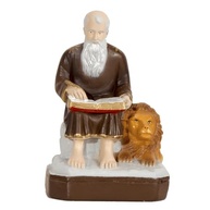 Imagem de São Jerônimo em Gesso 15cm – Escultura Católica Detalhada para Decoração e Oração - imagem 2