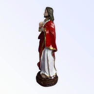 Imagem do Sagrado Coração de Jesus em Resina 7 cm - Decoração Devocional Elegante - imagem 3