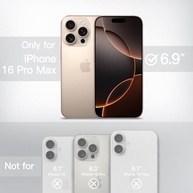 JETech Capa Matte para iPhone 16 Pro Max: Proteção Militar, Design Fosco e Elegância - imagem 3