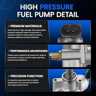 Bomba de Combustível Alta Pressão GDP601 para Audi A3, A4, TT e Volkswagen Golf, Jetta, Passat - imagem 4