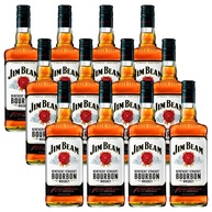 Jim Beam White 1L: Kit com 12 Whiskies Bourbon - imagem 1