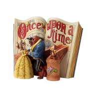 Disney Traditions Jim Shore - Estatueta Bela e a Fera em Resina, 15cm - imagem 1