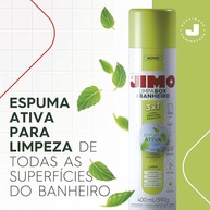 JIMO Limpa Box & Banheiro com Espuma Ativa - 400ml | Limpa, Perfuma e Dá Brilho - imagem 5