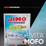 Jimo Antiumidade 450g - Absorve Umidade e Previne Mofo com Refil Sustentável - imagem 5