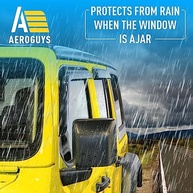 Defletores de Chuva Premium para Jeep Wrangler JL (2020-2025) - Proteção e Estilo Aerodinâmico - imagem 3