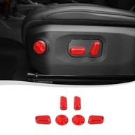 Capa Botão Controle Assento Jeep Wrangler JL/JT 2024+ Voodonala - Vermelho ABS (6 Peças) - imagem 2