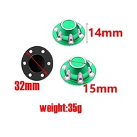 Trava de Roda Antifrouxa SCX6 JLU 1/6 Verde - Segurança e Durabilidade para seu RC - imagem 3