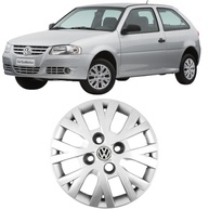 Jogo 4 Calotas Aro 13 VW Gol G4 e G5 (2006-2014) Grid GR099CA com Adesivo Logo Resinado - imagem 3