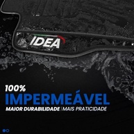 Jogo de Tapetes Automotivos Emborrachado para Fiat Idea 2006-2011 - Proteção Completa e Fácil Limpeza - imagem 4