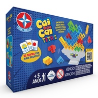 Jogo Cai Não Cai Tetris Estrela: Diversão em Família com Estratégia e Equilíbrio - imagem 1