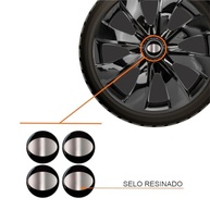 Jogo de Calotas Prime Black Aro 14 para Etios, Corolla, Yaris, Prius + Selos Resinados - imagem 3