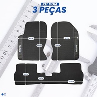 Jogo de Tapetes Emborrachados Premium para Ford Focus (2009-2014) - 3 Peças - imagem 3
