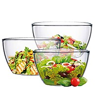 Jogo de Bowl de Vidro Tropical – Elegância na Mesa - imagem 1