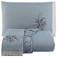 Jogo de Cama Casal Bordado: Conforto e Elegância! - imagem 1