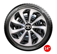 Jogo 4 Calotas Esportivas Velox Aro 15 Preto/Prata para Toyota Etios, Yaris e Corolla - imagem 5