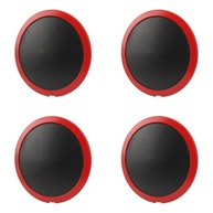 Jogo 4 Calotas Centrais Aro Roda Fiat 500 2012-2022 Cromada - 68078419AC - imagem 2