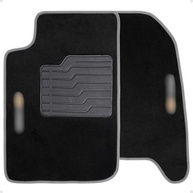 Jogo de Tapetes Carpete Cinza com Logo Bordado para Chevrolet Onix (2012-2018) - imagem 3