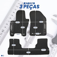 Tapete Emborrachado Protetor para Jeep Compass (2016-2024) - Jogo 3 Peças Premium - imagem 3