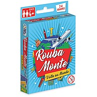 Jogo Rouba Monte Volta ao Mundo – Diversão em Família com 55 Cartas - imagem 1