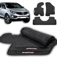 Jogo de Tapetes Automotivos Emborrachados Premium para Kia Sportage (2011-2015) - 3 Peças - imagem 2