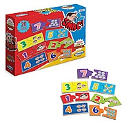 Jogo Turma da Mônica Números e Quantidades – Aprender Brincando - imagem 1