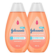 Johnson's Baby: Kit 2 Sabonetes Líquidos Glicerina 200ml - imagem 1