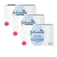 Johnson's Baby: Kit 3 Sabonetes Original 80g - imagem 1