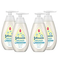 Johnson's Baby: Kit 4 Sabonetes Líquidos Corpo e Cabelo - imagem 1