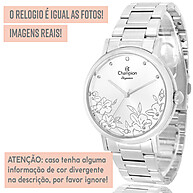 Relógio Champion Feminino Prata com Semi Joias - imagem 2