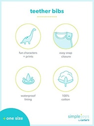 Simple Joys by Carter's Pacote com 7 babadores para - imagem 4