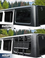 JOYTUTUS Kit Painel Molle Traseiro para Wrangler JL 2018-2024: Organize e Maximize seu Espaço! - imagem 4