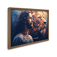 Quadro Religioso Foi Por Você – Jesus, o Leão de Judá - imagem 2