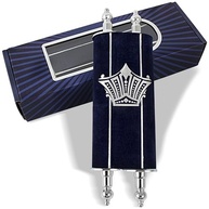 Sefer Torah Miniatura Judaica Completa - 20,3 cm com 5 Livros de Moisés - Presente Ideal para Bar/Bat Mitzvah - imagem 2