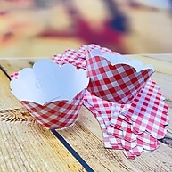 Saia Cupcake Xadrez: Decore sua Festa Junina! - imagem 2